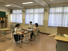 専門学校の方との面談