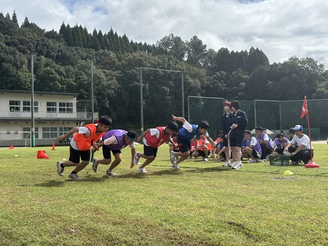 東西対抗リレー